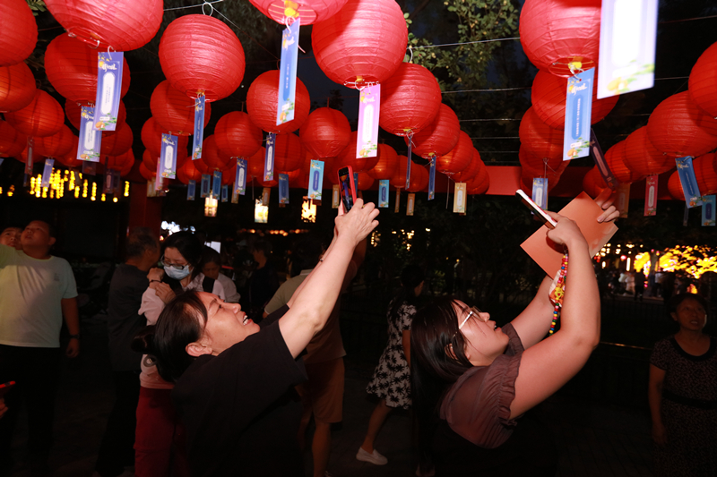 近2000盏花灯亮相安贞社区(图3)