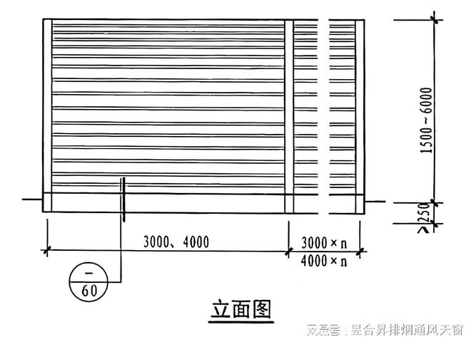 4型屋脊开敞式通风天窗（图集号18J621-3）(图6)