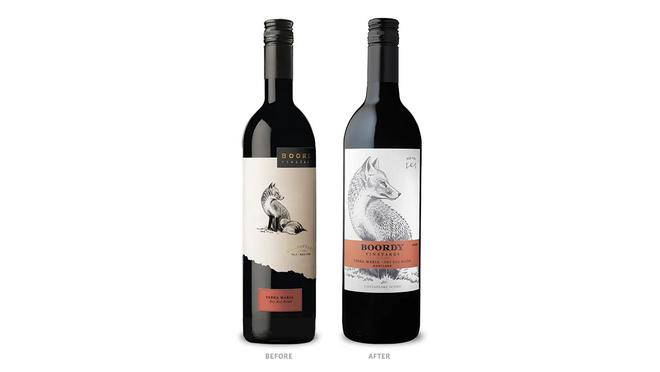 手绘动物红酒标签设计深圳红酒设计公司案例分享(图3)