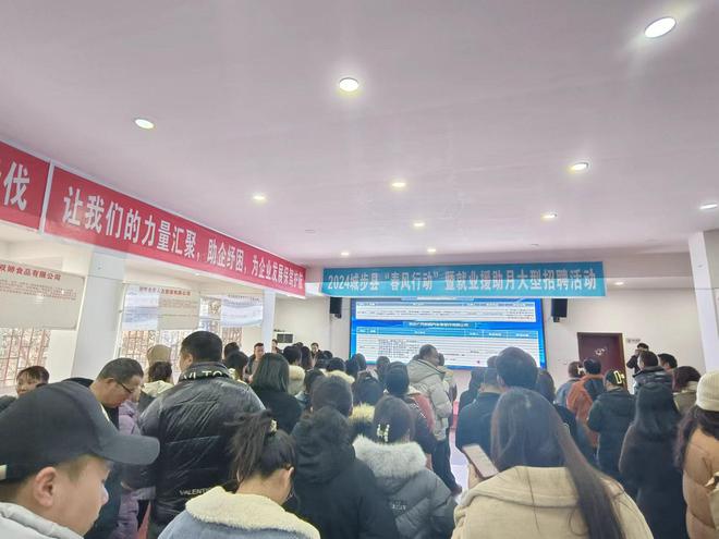 湖南城步：“春风行动”暨就业援助月大型招聘活动举行(图1)