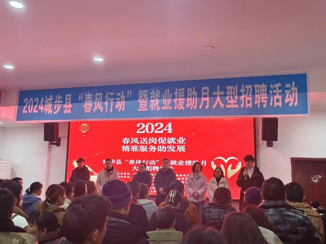 湖南城步：“春风行动”暨就业援助月大型招聘活动举行(图3)