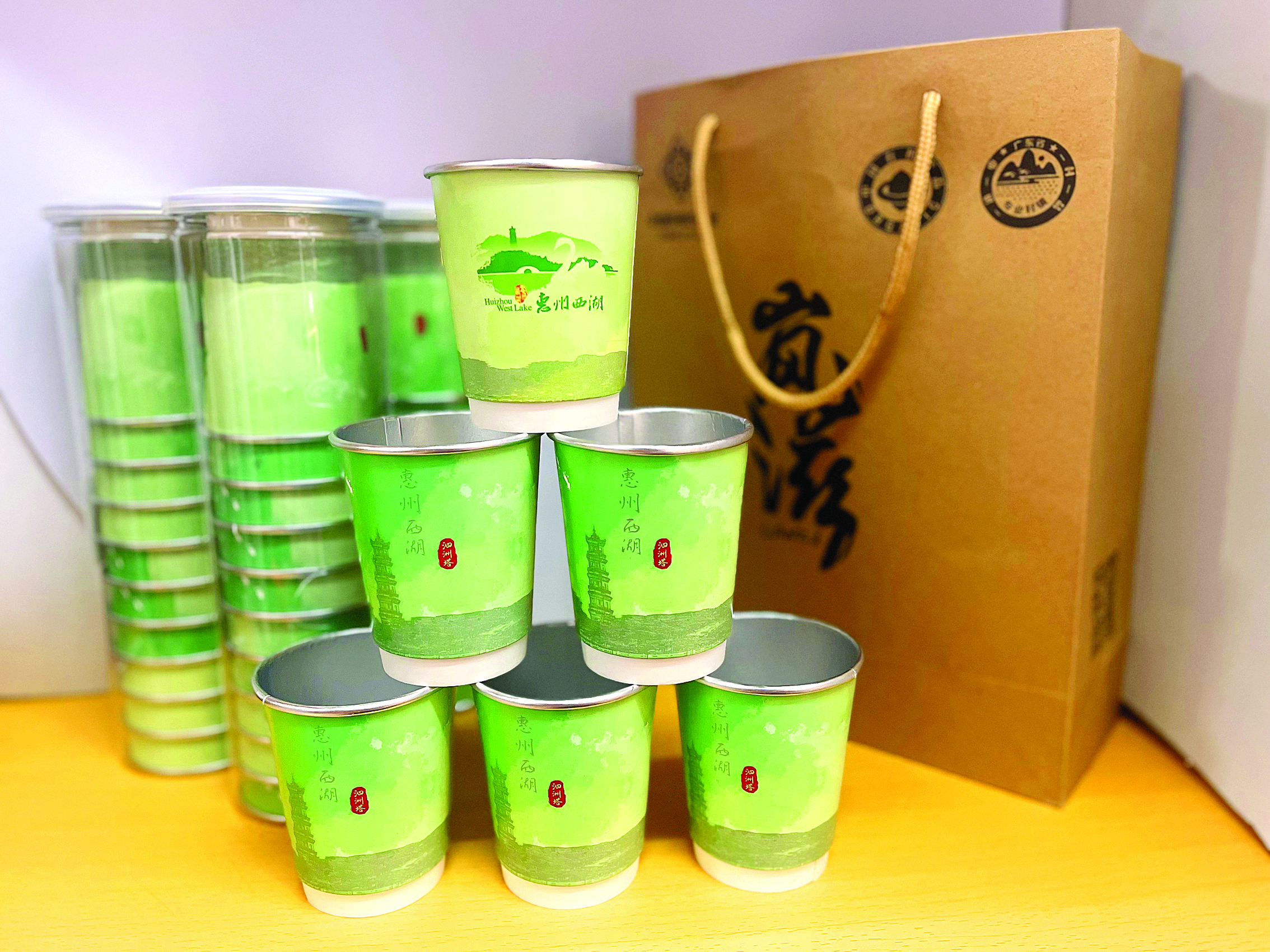 暨大学子助力博罗山茶营销将“惠州好风景”融入茶包装(图2)